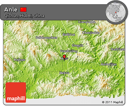 Physical 3D Map of Anle