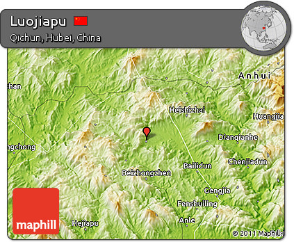 Physical 3D Map of Luojiapu