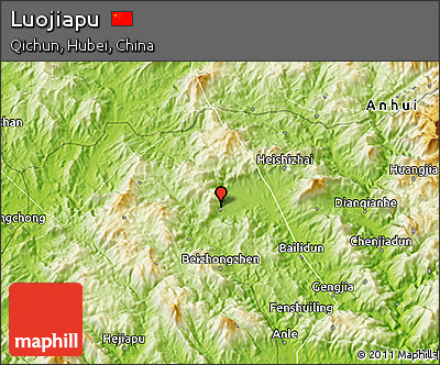 Physical 3D Map of Luojiapu