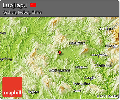 Physical 3D Map of Luojiapu