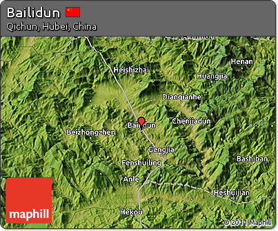 Satellite 3D Map of Bailidun