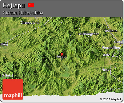 Satellite 3D Map of Hejiapu