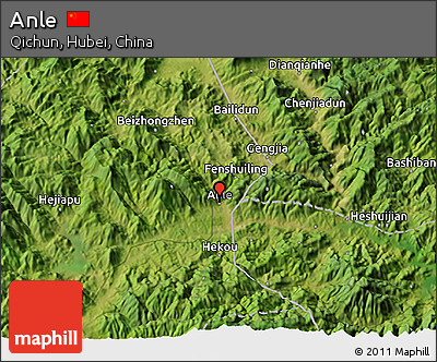 Satellite 3D Map of Anle
