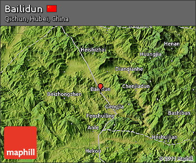 Satellite 3D Map of Bailidun