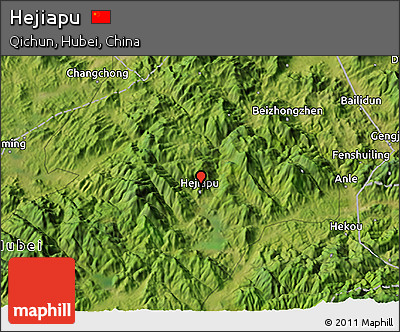 Satellite 3D Map of Hejiapu