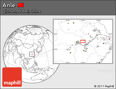 Blank Location Map of Anle