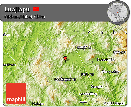 Physical Map of Luojiapu