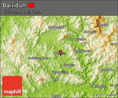 Physical Map of Bailidun