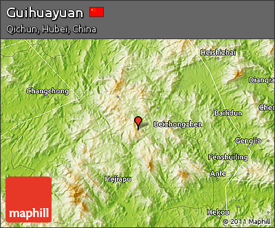 Physical Map of Guihuayuan