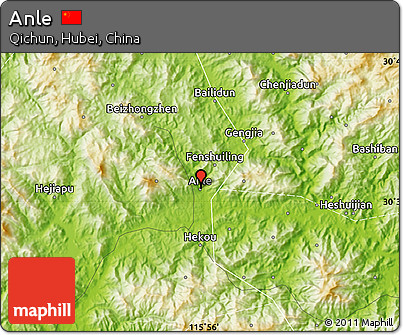 Physical Map of Anle
