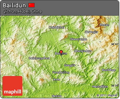 Physical Map of Bailidun