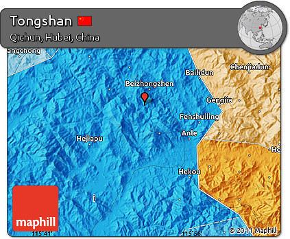 Political Map of Tongshan