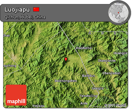 Satellite Map of Luojiapu