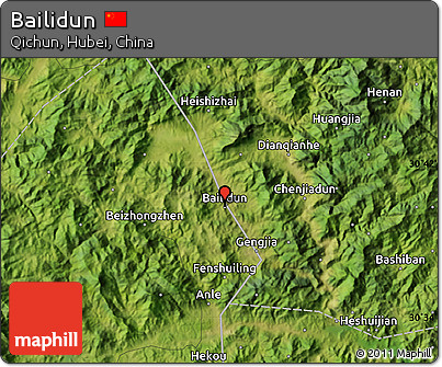 Satellite Map of Bailidun