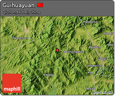 Satellite Map of Guihuayuan