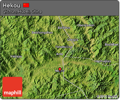 Satellite Map of Hekou
