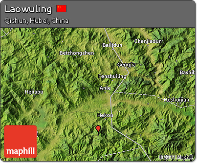 Satellite Map of Laowuling