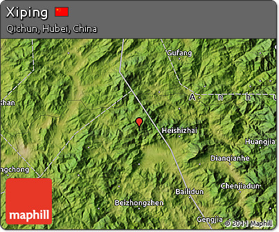 Satellite Map of Xiping