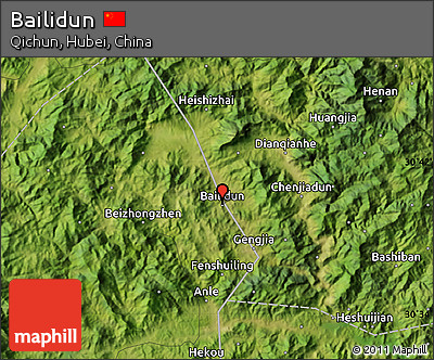 Satellite Map of Bailidun