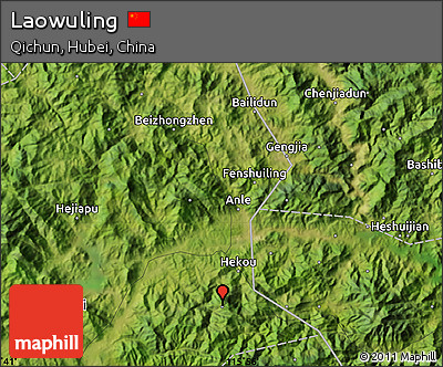 Satellite Map of Laowuling