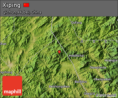 Satellite Map of Xiping