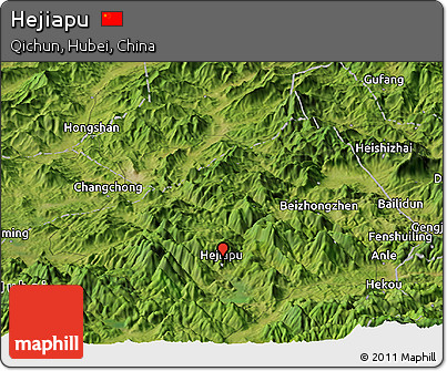 Satellite Panoramic Map of Hejiapu