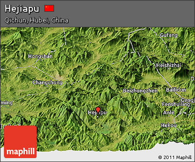 Satellite Panoramic Map of Hejiapu