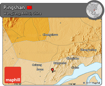 Political Map of Pingshan