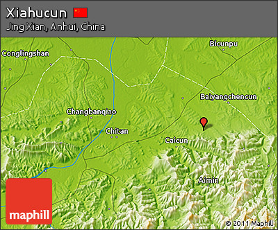 Physical 3D Map of Xiahucun