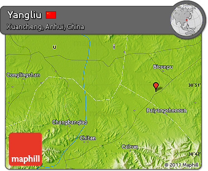 Physical Map of Yangliu