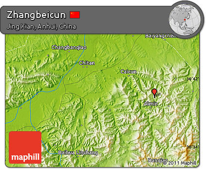Physical Map of Zhangbeicun