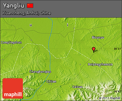 Physical Map of Yangliu
