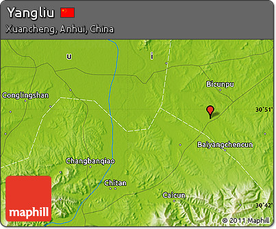 Physical Map of Yangliu