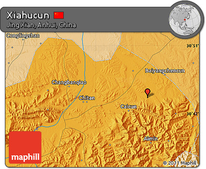 Political Map of Xiahucun