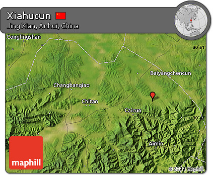 Satellite Map of Xiahucun
