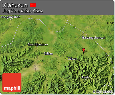Satellite Map of Xiahucun