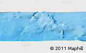 Physical Panoramic Map of the area around 30° 42' 29" N, 118° 4' 29" W