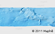 Shaded Relief Panoramic Map of the area around 30° 42' 29" N, 118° 4' 29" W