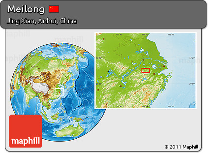 Physical Location Map of Meilong