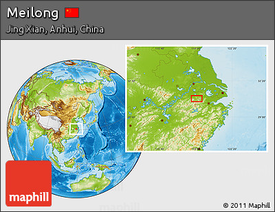 Physical Location Map of Meilong