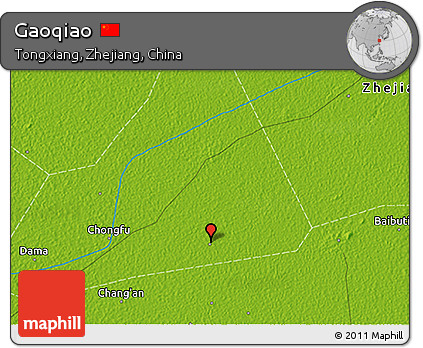Physical 3D Map of Gaoqiao