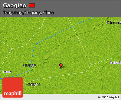Physical 3D Map of Gaoqiao