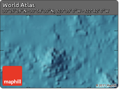 Satellite Map of the Area around 30° 42' 29" N, 123° 10' 30" W