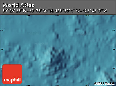 Satellite Map of the Area around 30° 42' 29" N, 123° 10' 30" W