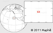 Blank Location Map of the area around 30° 42' 29" N, 126° 34' 29" W