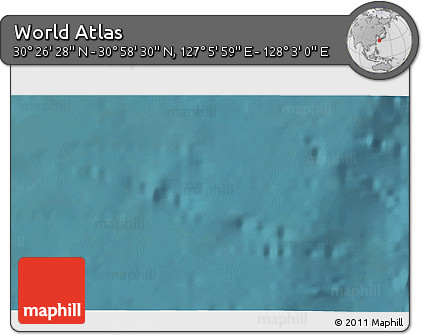 Satellite 3D Map of the Area around 30° 42' 29" N, 127° 34' 30" E