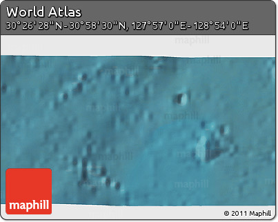 Satellite 3D Map of the Area around 30° 42' 29" N, 128° 25' 30" E