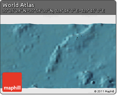 Satellite 3D Map of the Area around 30° 42' 29" N, 129° 16' 30" E