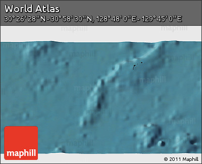 Satellite 3D Map of the Area around 30° 42' 29" N, 129° 16' 30" E