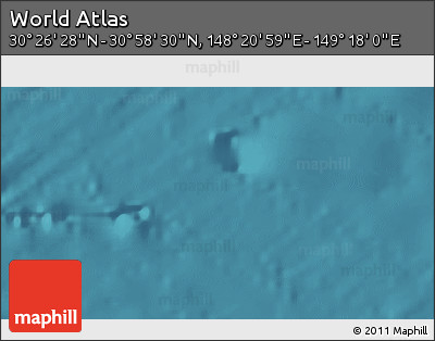 Satellite 3D Map of the Area around 30° 42' 29" N, 148° 49' 29" E